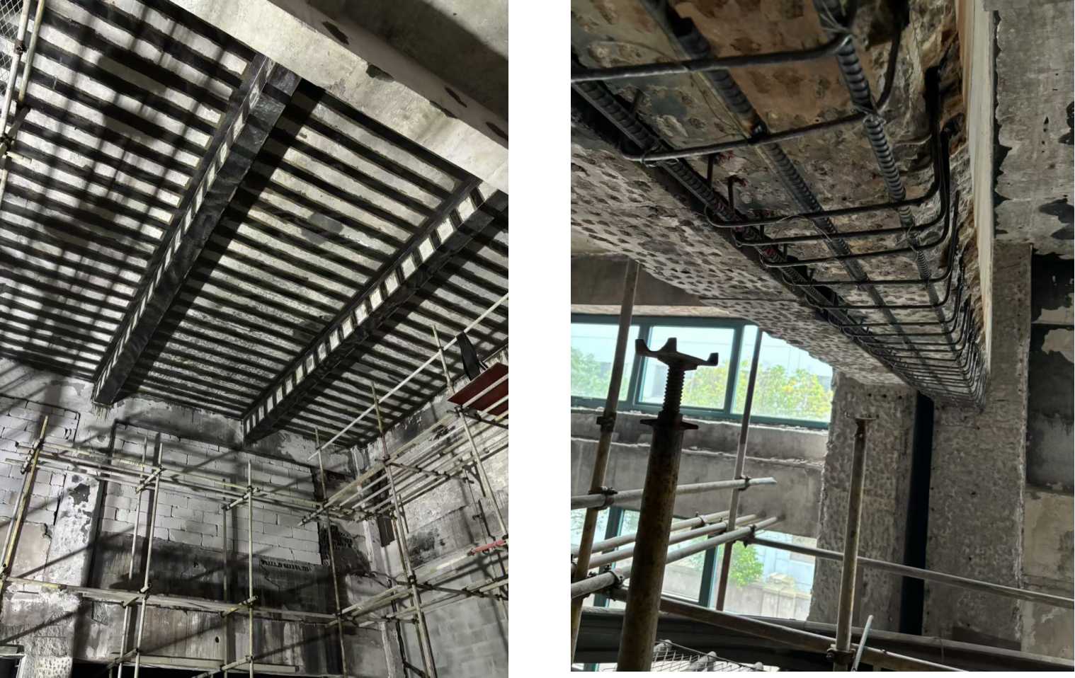 某厂房火灾后加固修缮