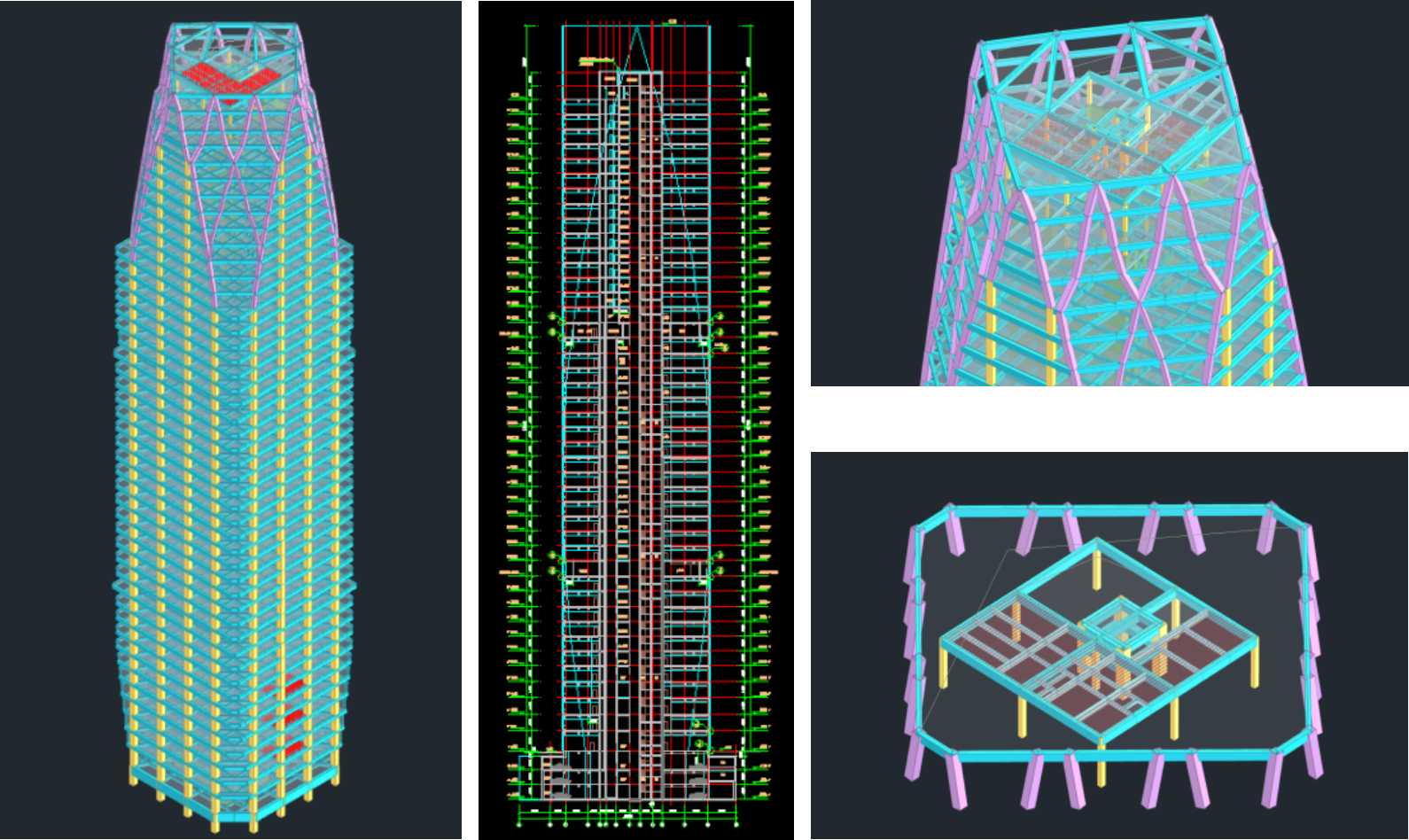 某超高层建筑改造加固
