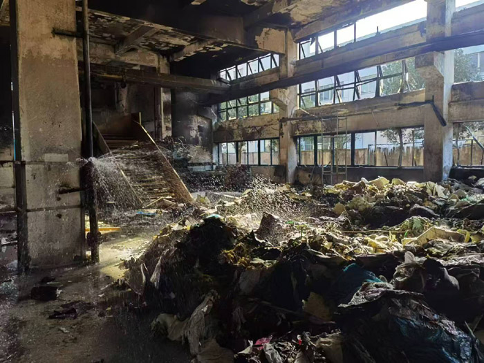 某厂房火灾后加固修缮